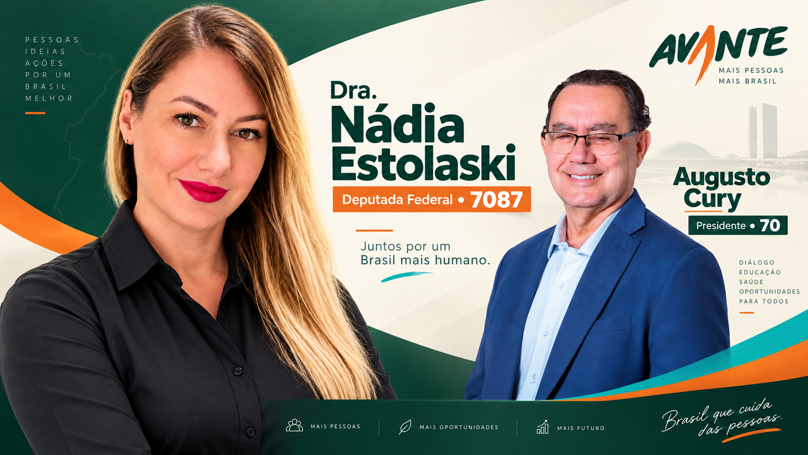 Dra. Nádia Estolaski e Dr. Augusto Cury — Movimento Recomeço